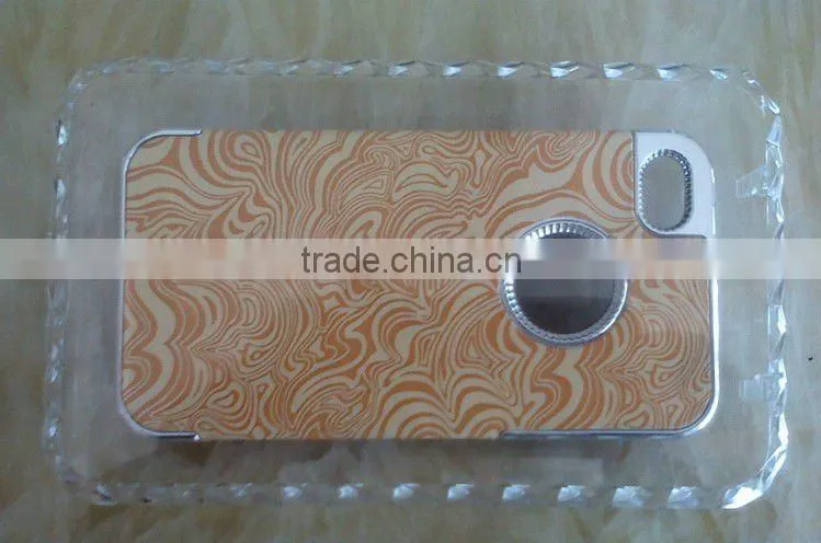 Hot plastic PS crystal box for MP3