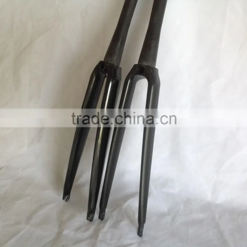 fixed gear carbon fork,700C carbon road bike fork