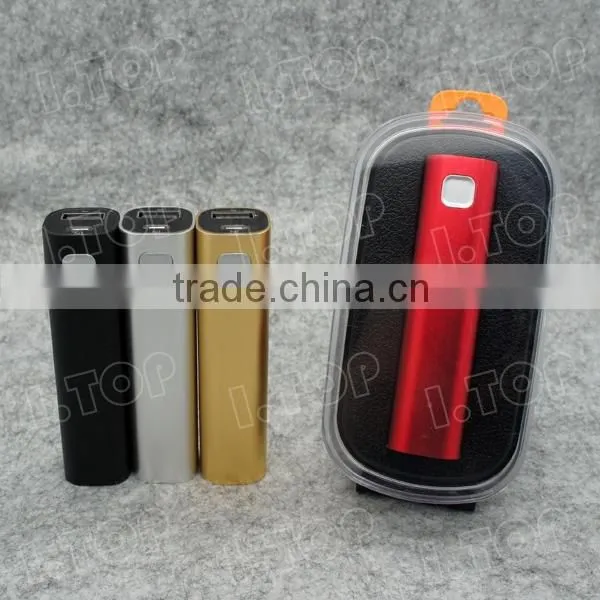 Top quality portable mini power bank with 2600mAh