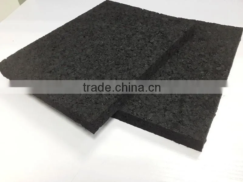 Barrier Vibration Dampening High Density Black Rubber Foam