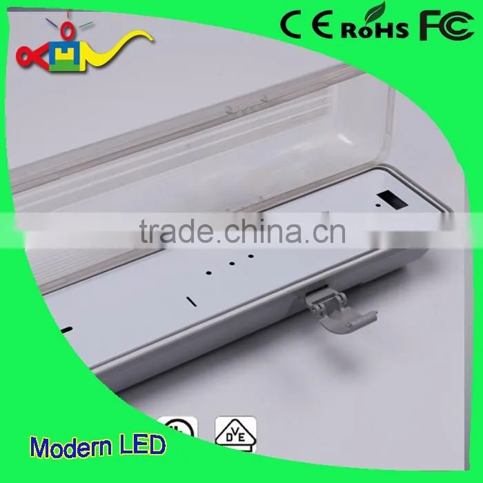 2x18w 2x9w led tri-proof light fixture 100lm/w waterproof