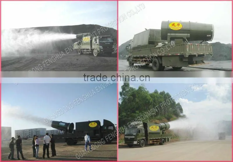 DS-100 CCC CE ISO approved long throw fog cannon open air Dust Fighter misting cooling system