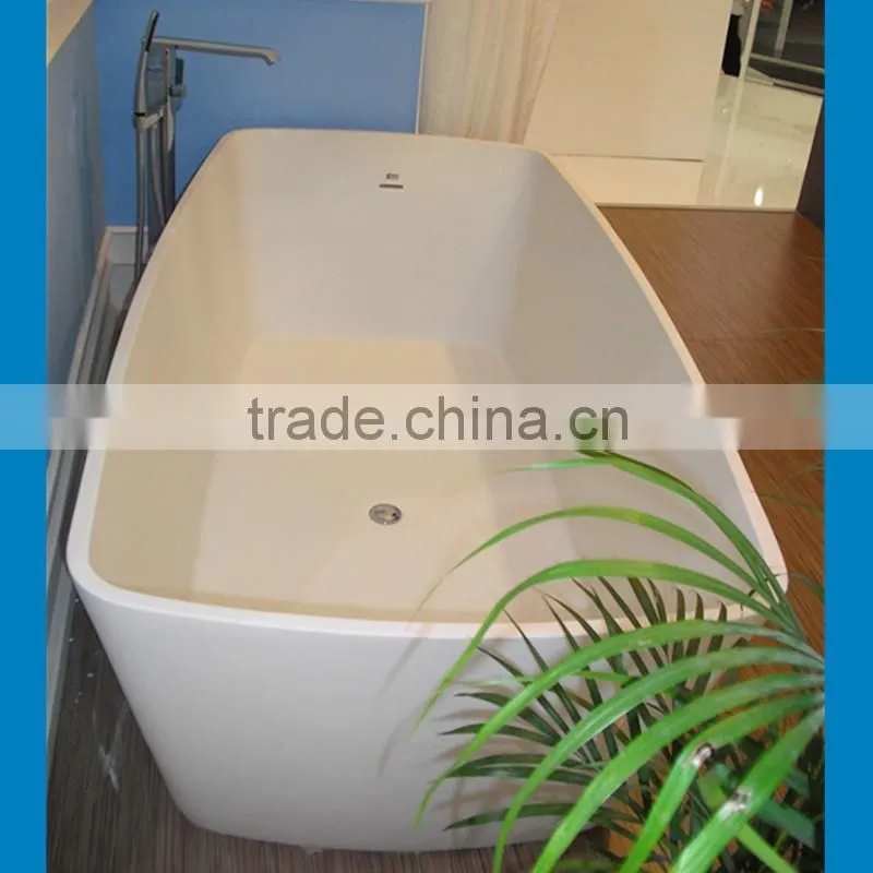 Free standing artificial stone bath tub, luxury bathtubs,accept customized