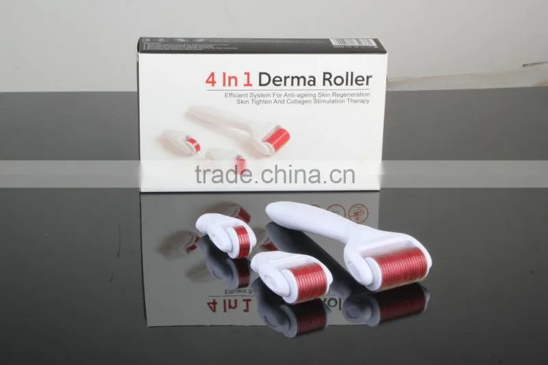 4 in 1 skin roller 1200/720/300 needles dermaroller manufacturer fda