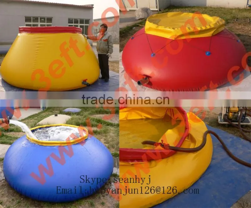 100L to 10000L Onion Collapsible pvc drinking water water tank