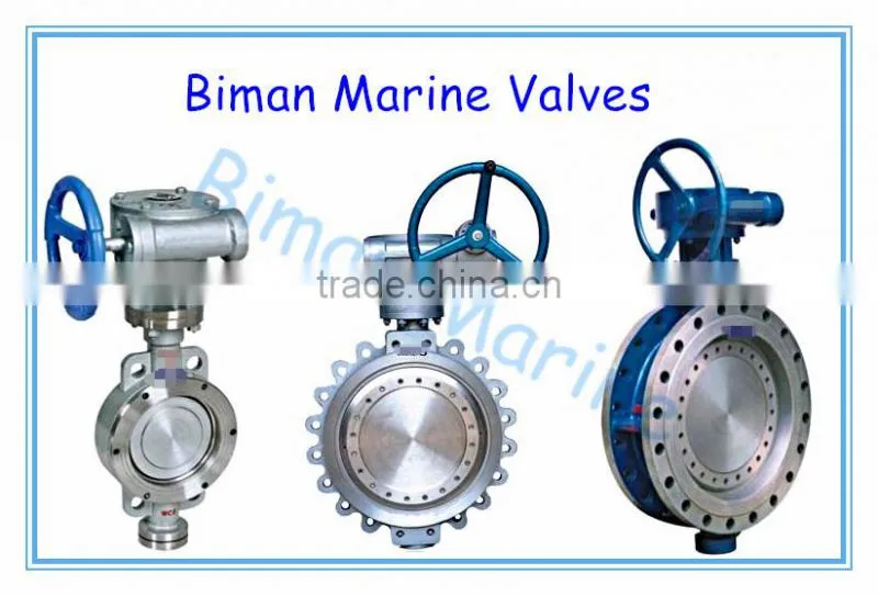 BIMAN Marine DN40-DN800 PN10/16 Stop Valve for Pipe