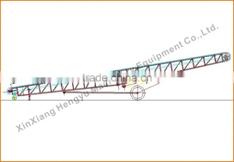 Hengyu belt conveyor idler pulley for Brazil client