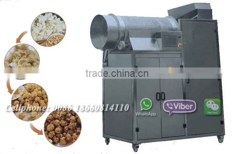 Commercial Mushroom Caramel Popcorn Making Machine