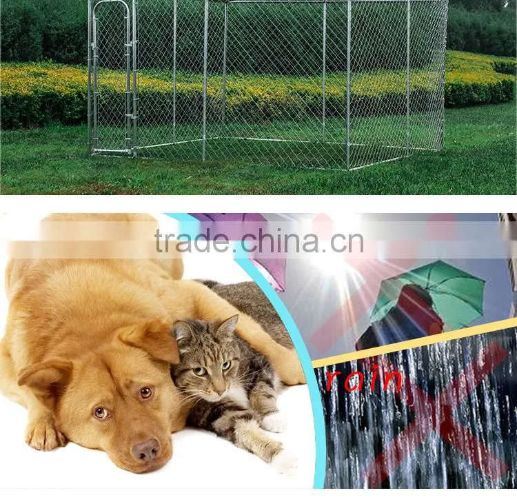 For Amazon and eBay store wholesale large outdoor dog kennel with roof metal dog house