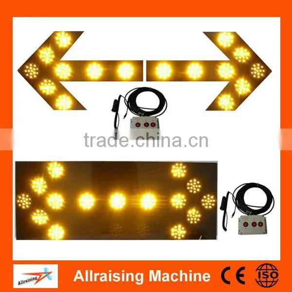 Aluminum Board Solar led Safety Sign