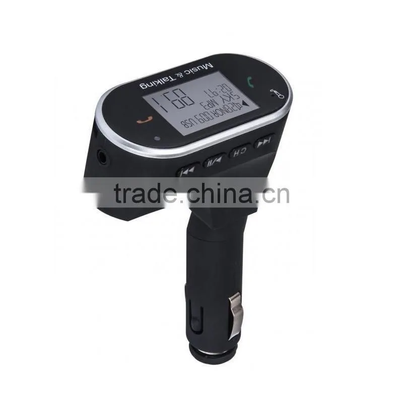 New design dual usb Wireless Bluetooth car FM Transmitter MP3 Player Car Kit Charger for iPhone6 Samsung