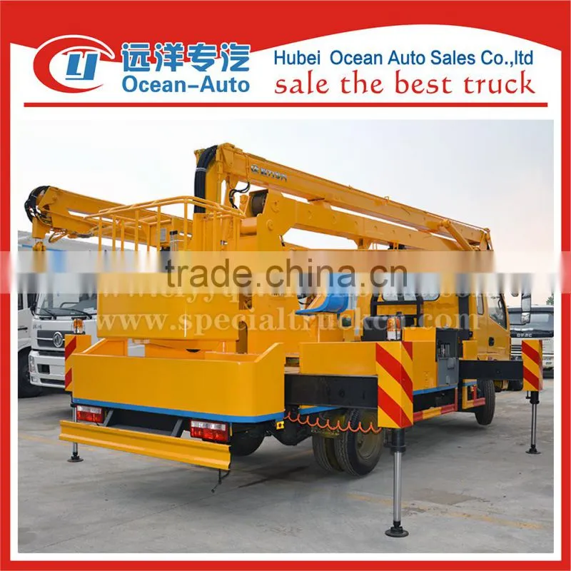 18 meters manual dongfeng aerial platform truck