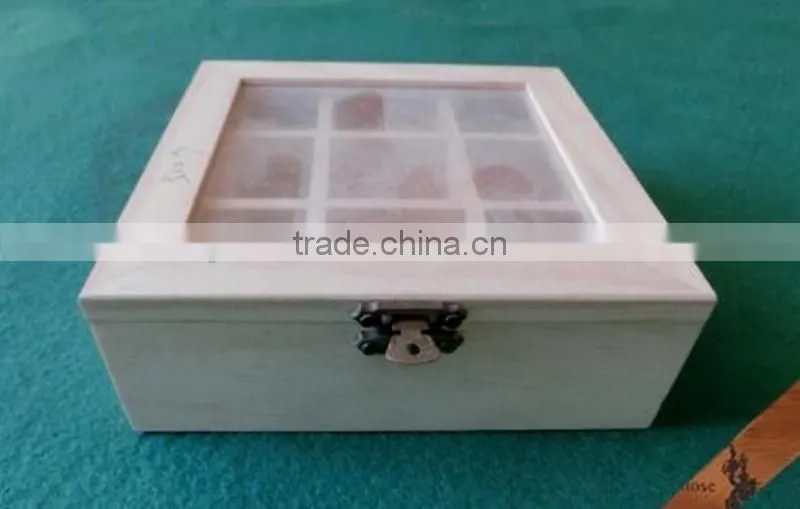 China factory custom storage bamboo wooden tea box