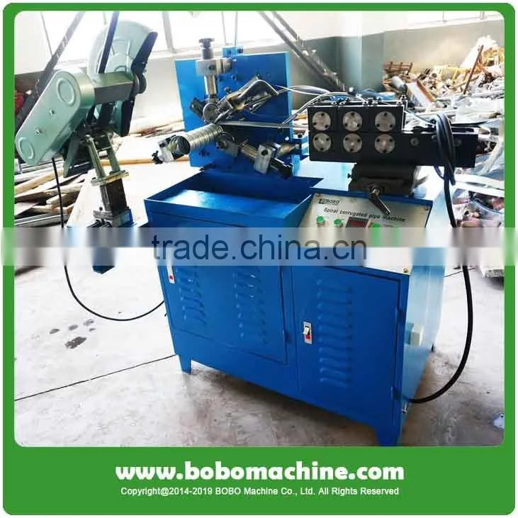 Spiral corrugated duct making machine