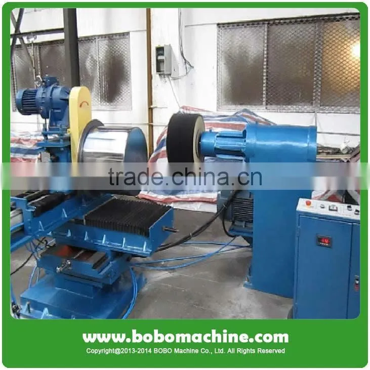 single-head stainless internal and external aluminum cookware buff machine