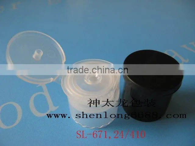 28/415 plastic flip top bottle cap