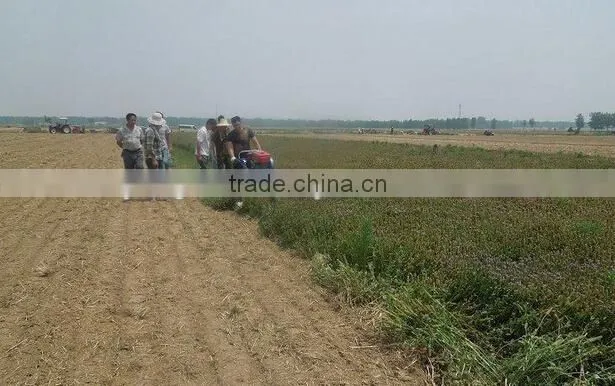 Gasoline engine alfalfa harvester machine