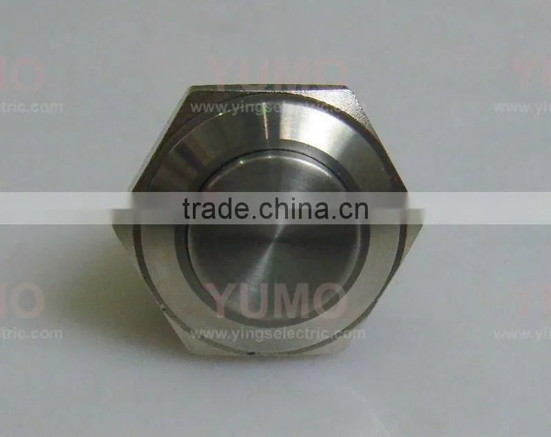Metal push button switch high round ring illuminated Pushbutton JS16H-10-J