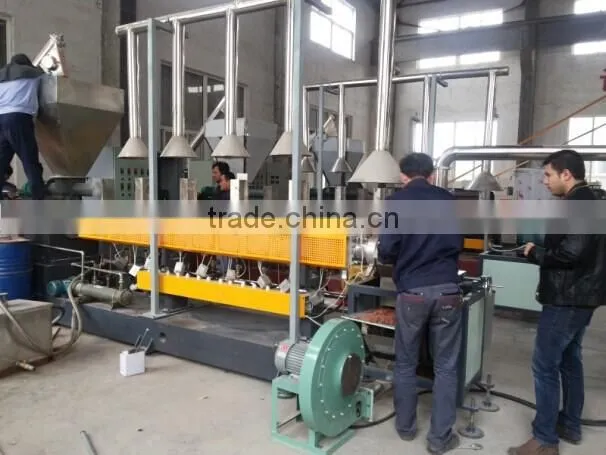 wood plastic granules machine line wpc granulating machinery