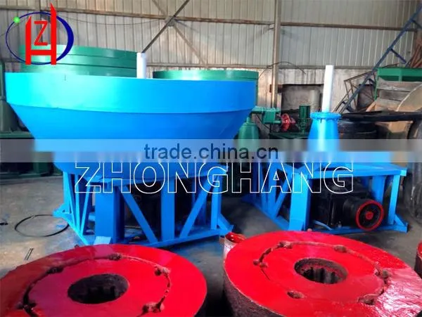 Gold Ore Wet Pan Grinding Mill for Mining