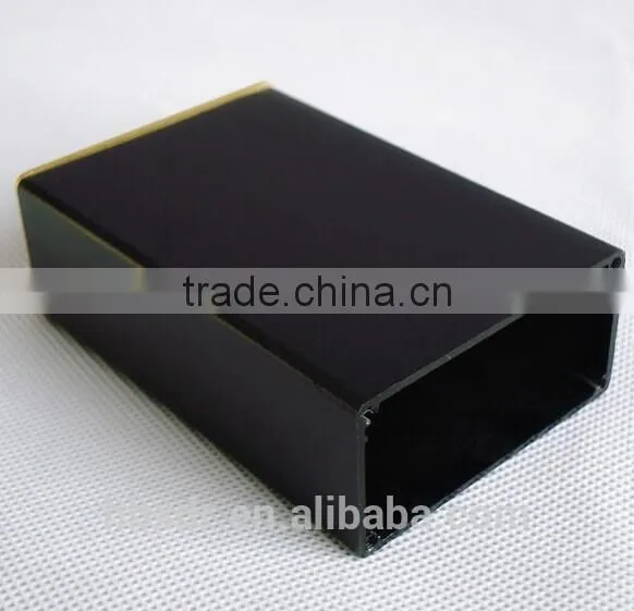 decorative black anodized top quality Aluminium waterproof case aluminum profile