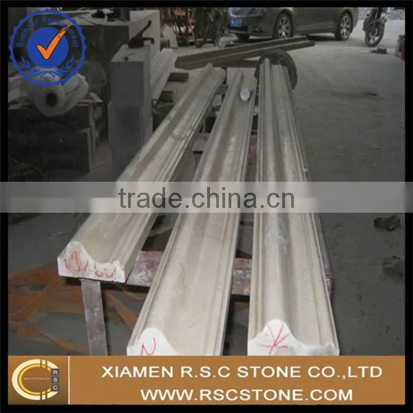 beige round marble column