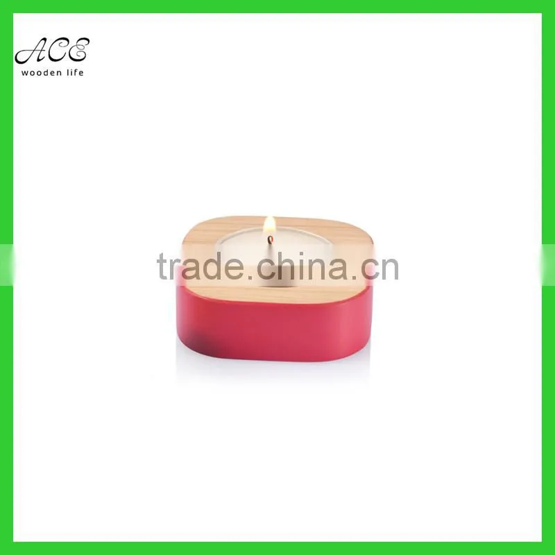 Bamboo candle holder Bamboo candlestick Small bamboo candle stand