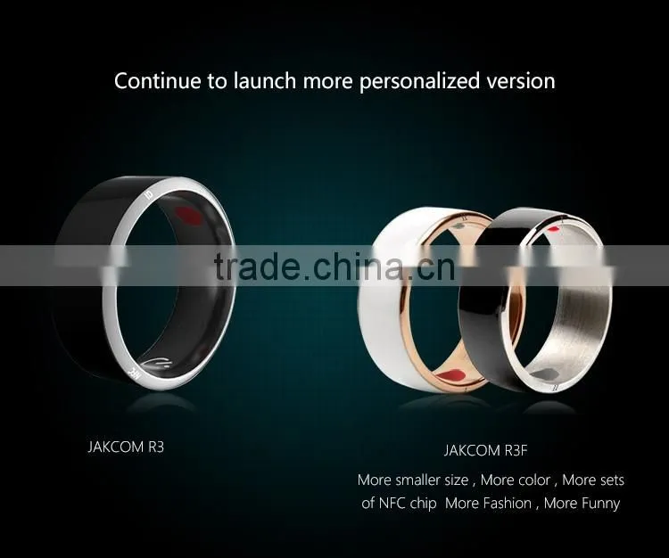2016 New Generation Smart Ring Jewelry Factory Price Customized Nfc Smart Ring Mens and Womens Rings Size Available