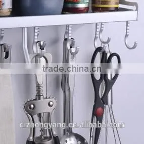 Kitchen wall Mounted pantry Holder Organizer Storage rack Spice shelves
