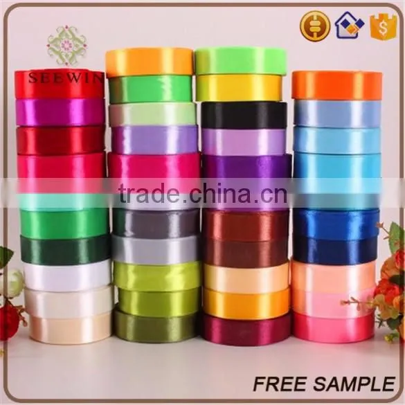 customerised multicolor printed satin fabric craft ribbon
