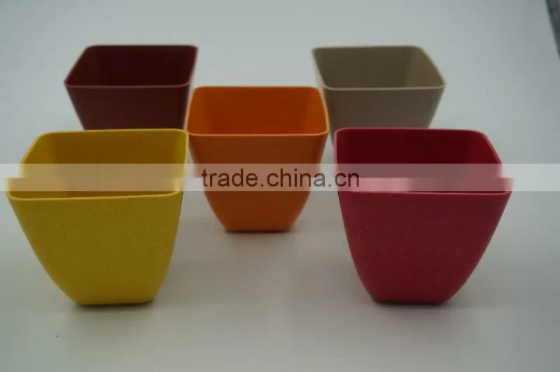 plant fiber bamboo flower pot Biodegradable Eco friendly