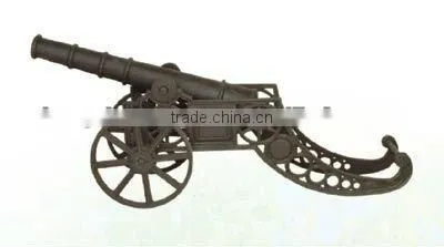 antique model cast iron cannon