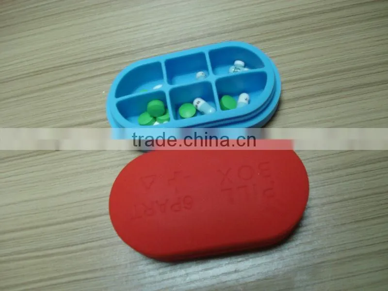 Eco-friendly silicone pill box