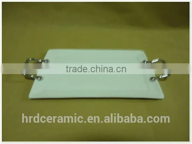 China hot sale stock ceramic plate printing machine with Metal handle