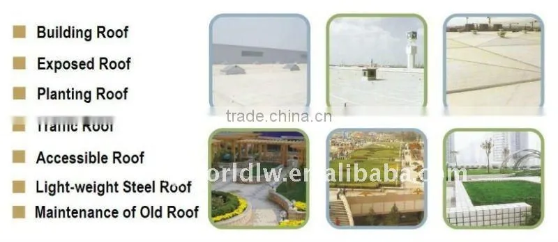 PVC Waterproofing Roof Underlayment