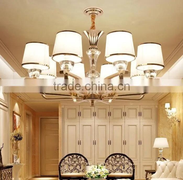M962 Momoda luxury simple Crystal contemporary living room bedroom lighting chandelier pendant lamp