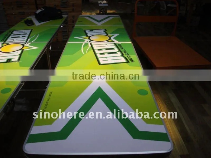 Aluminium Beer Pong Game Folding Table EY1008