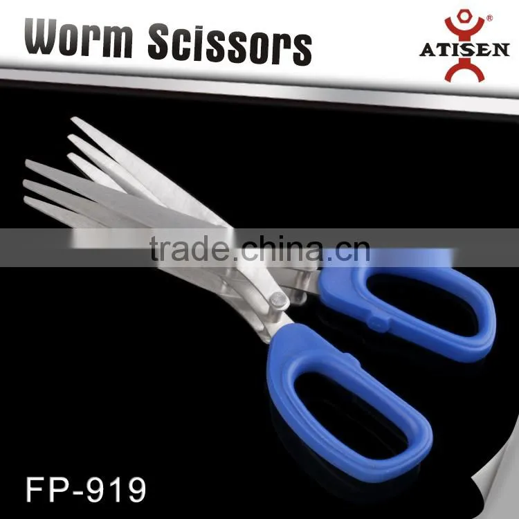 2017 New Style stainless steel Worm scissors FP-919