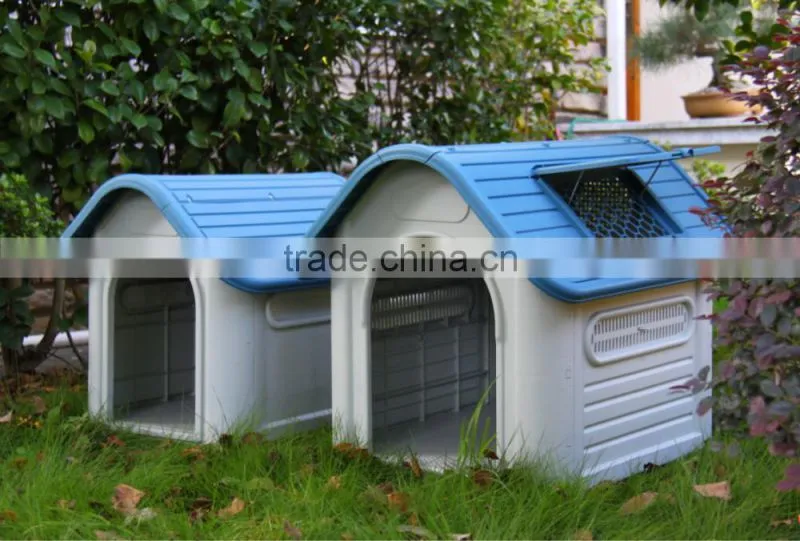2016 Factory Direct wholesale ventilation rainyproof Plastic Dog Kennel