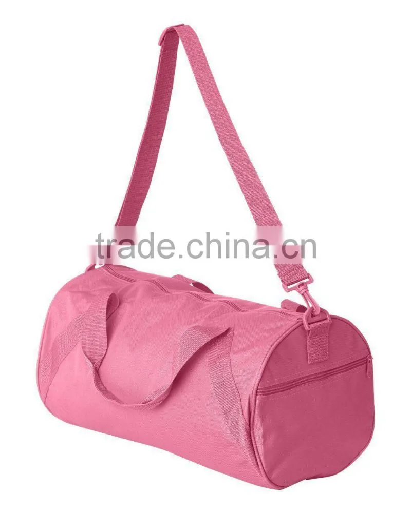 Liberty Bag NEW ECO recycled small duffle gym workout sports Tote bags with side zipper pockets and adjustable shoulder straps