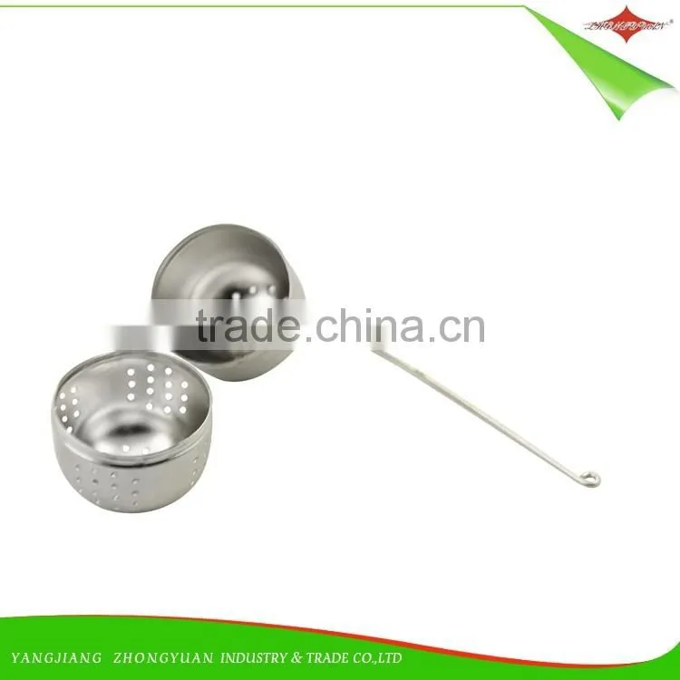 ZY-S3013 Fine mesh stainless steel tea stick infuser with hook