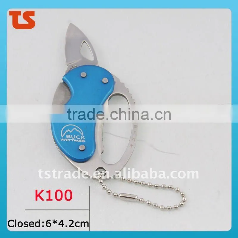 2014 Cute design metal alloy love couple keychain knife (B01)Gifts knifeSmall knife promotion kinfe popular