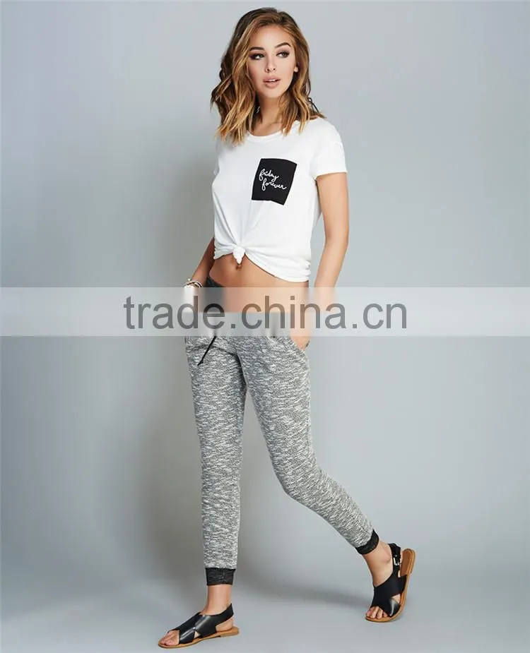 2015 new fashion skinning joggers women slim fit pants lady trousers