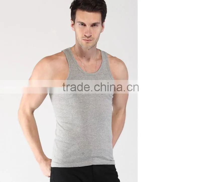 plain and white cotton vest