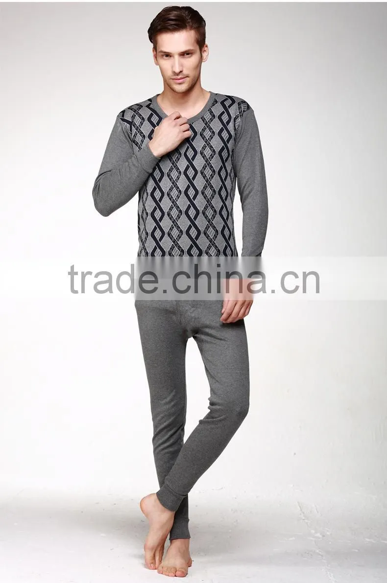 jacquard thermal underwear set