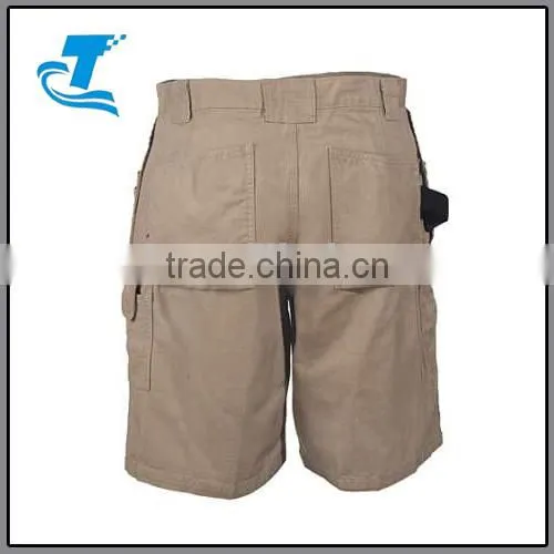 Men's Khaki Lightweight Cotton Shorts