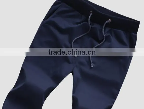 2015 custom men sport wear gym pants running pants jogger pants