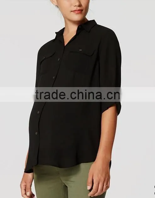 Wholesale maternity clothes pregnant women office wear shirt