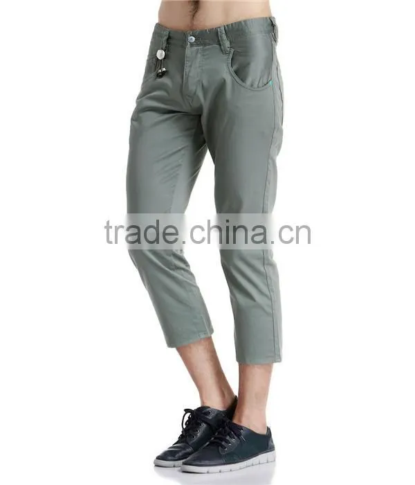 2015 New style trousers hot sale top quality man ninth pants