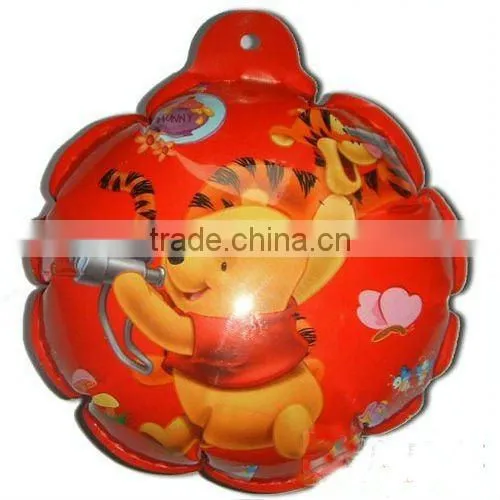 Self inflatable foil balloon